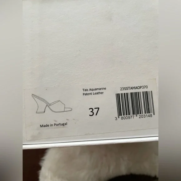 New! BY FAR Blue Heels - Picture 9 of 9